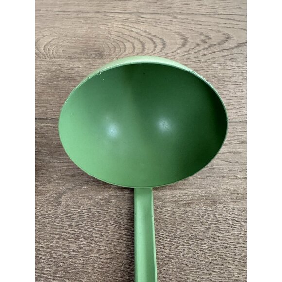 VTG Vollrath Lot Of 2 Teal Ladle Stainless Steel 6oz & 8oz - Picture 2 of 8